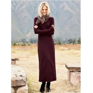 New Peruvian Connection Andover Stripe Pima Cotton Dress